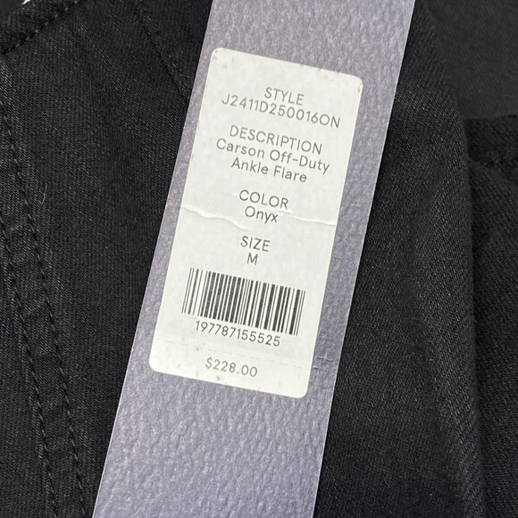 NEW VERONICA BEARD Jean Women's Carson Kick Flare Pants – Size M – Oxford Black - Picture 6 of 6